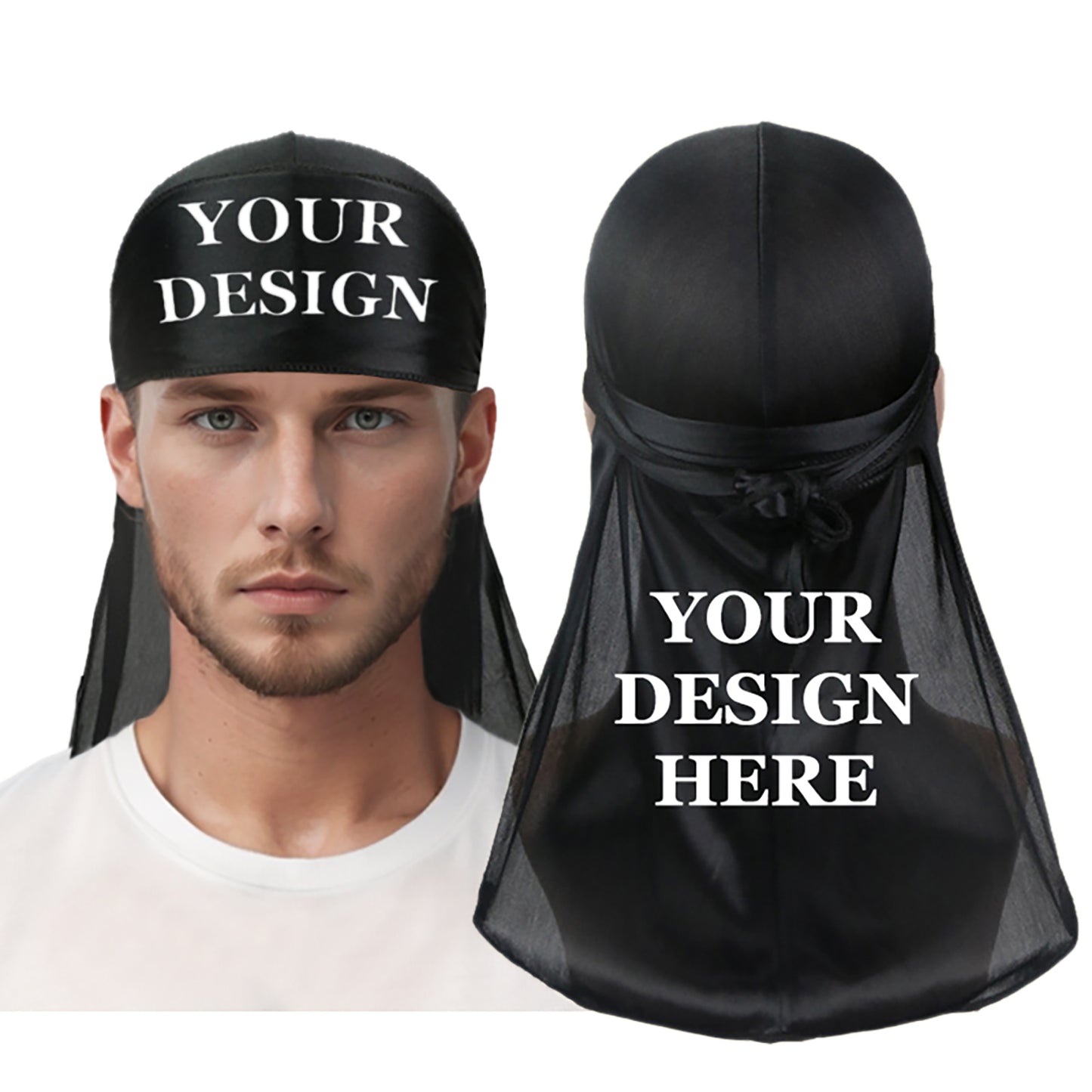 Custom Personalized Silky Premium Wave Durag
