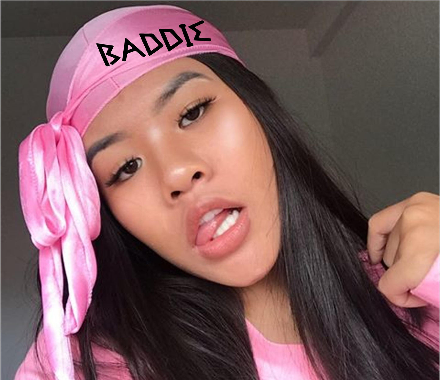 Baddie Custom Personalized  Silky Premium Wave Durag
