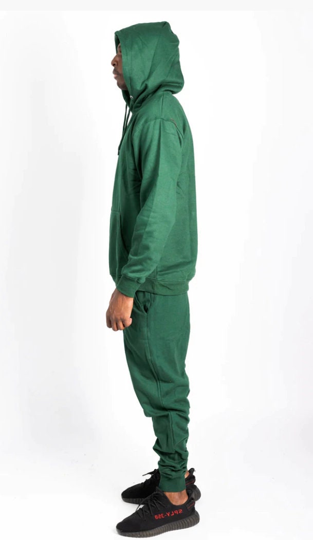 Green Hoodie & Joggers Unisex Sweatsuit