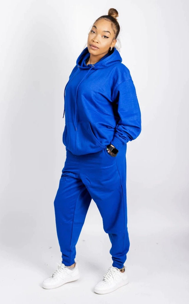 Royal blue sweatsuit online