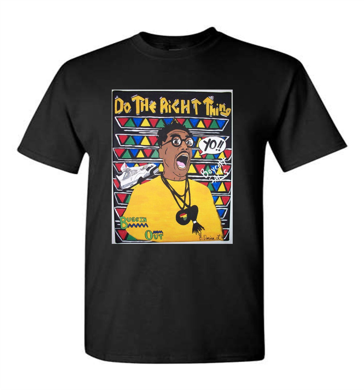 Spike Lee Do The Right Thing Kids black History T-Shirt – harlem 