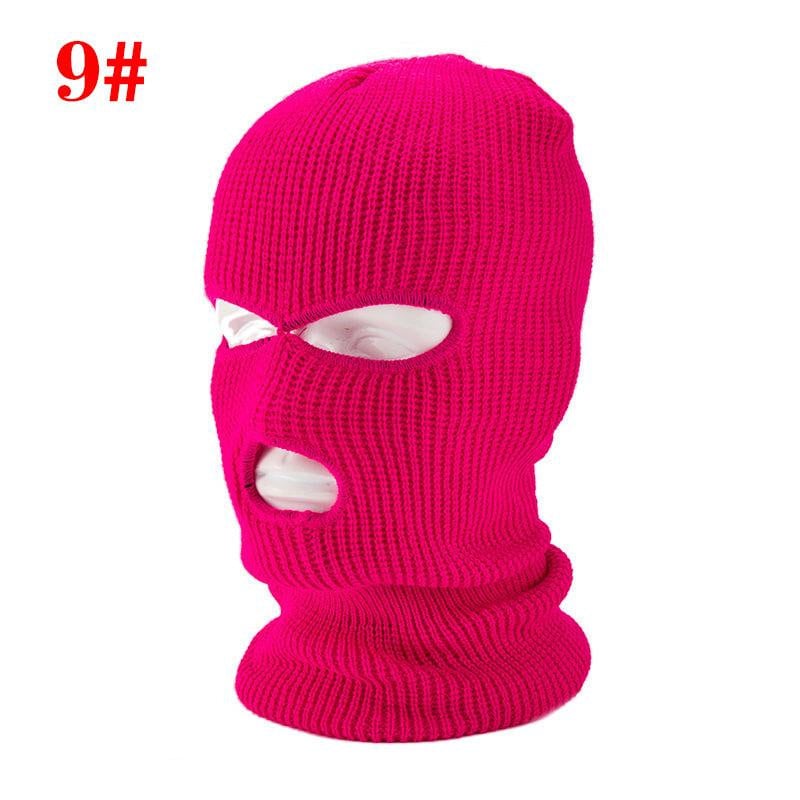 Wholesale Winter 3-Hole Knitted Full Face Cover Ski Mask