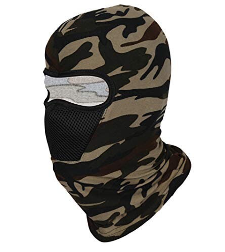 Camouflage Polyester Face Mask, Neck Warmer Ninja Mask