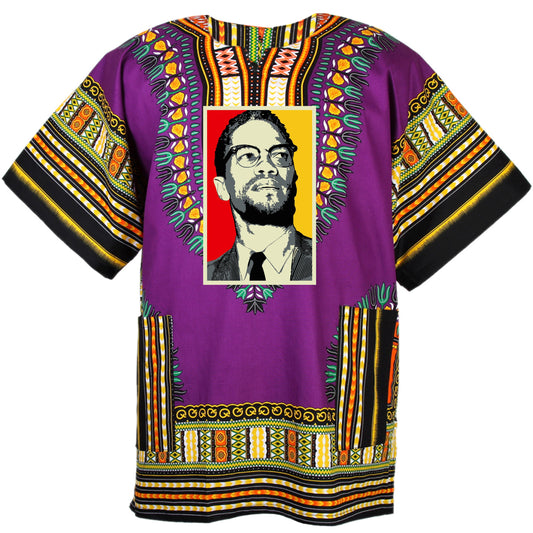 Malcolm X African Dashiki Shirt