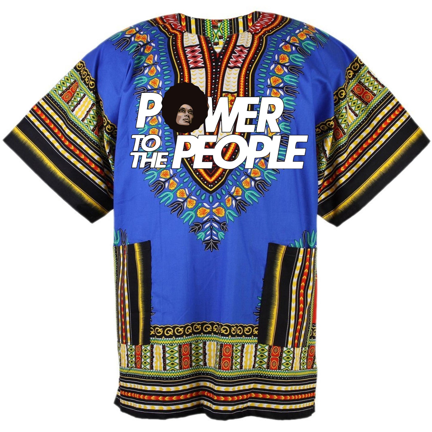 Angela Davis Black Panther Power To The People  African Dashiki Shirt