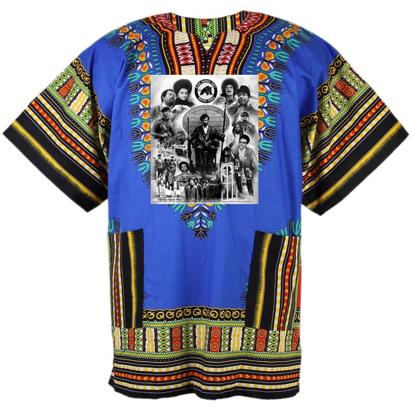 Huey P. Newton Black Panther Power To The People  African Dashiki Shirt