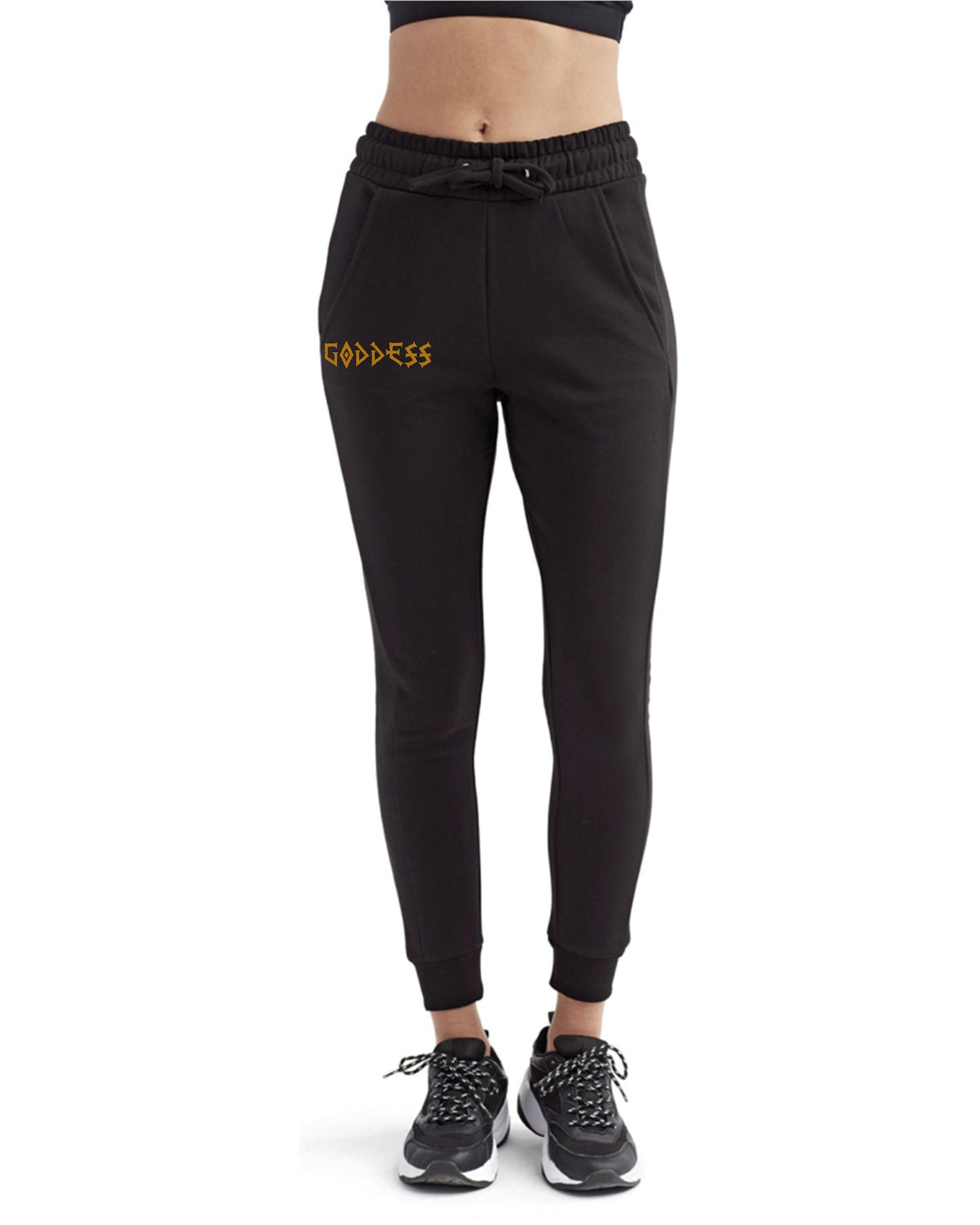 Goddess Ladies Cropped Sweatsuit