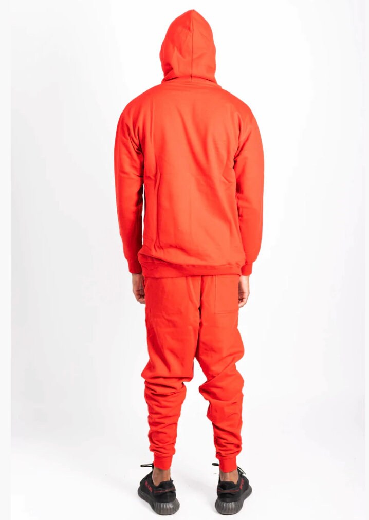 Red Hoodie & Joggers Unisex Sweatsuit