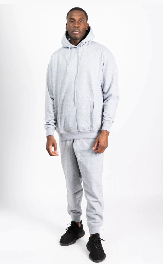 Gray Hoodie & Joggers Unisex Sweatsuit