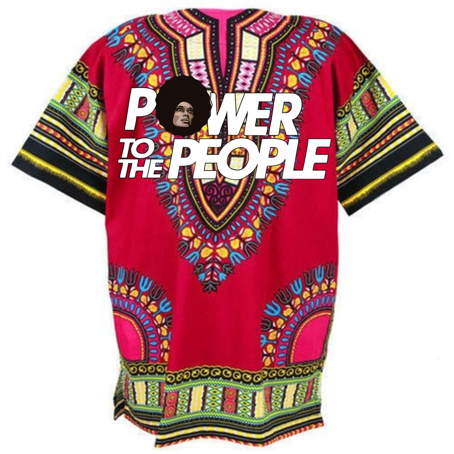 Angela Davis Black Panther Power To The People  African Dashiki Shirt