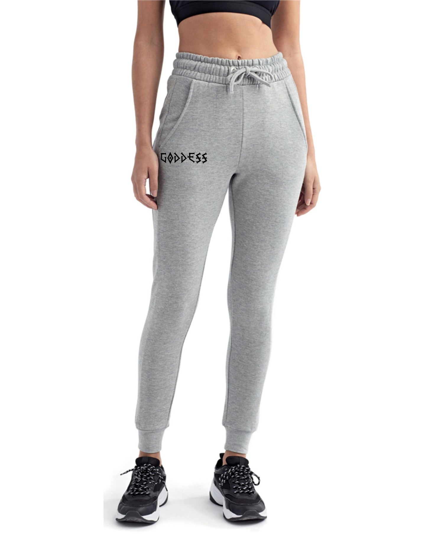 Goddess Ladies Cropped Sweatsuit