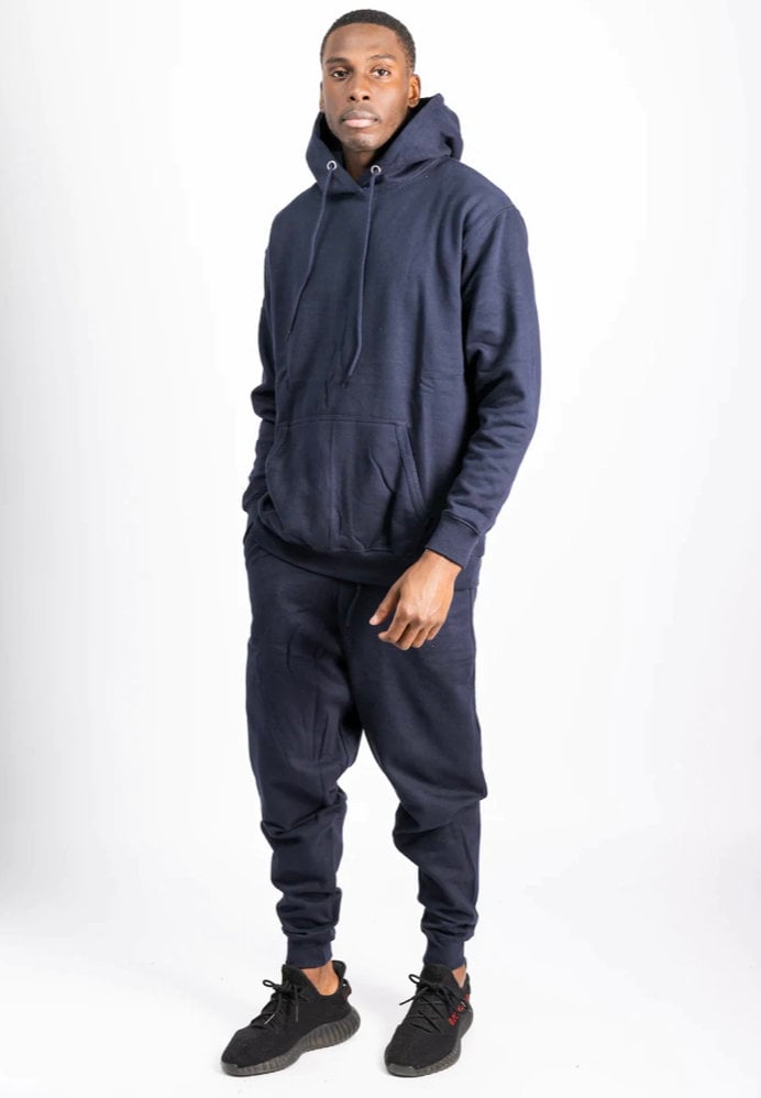 Navy Blue Hoodie & Joggers Unisex Sweatsuit